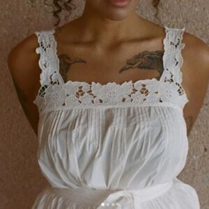 Doen Madison Tank in Salt Size XS